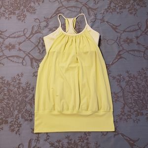 Lululemon No Limits Tank Clarity Yellow Size 6